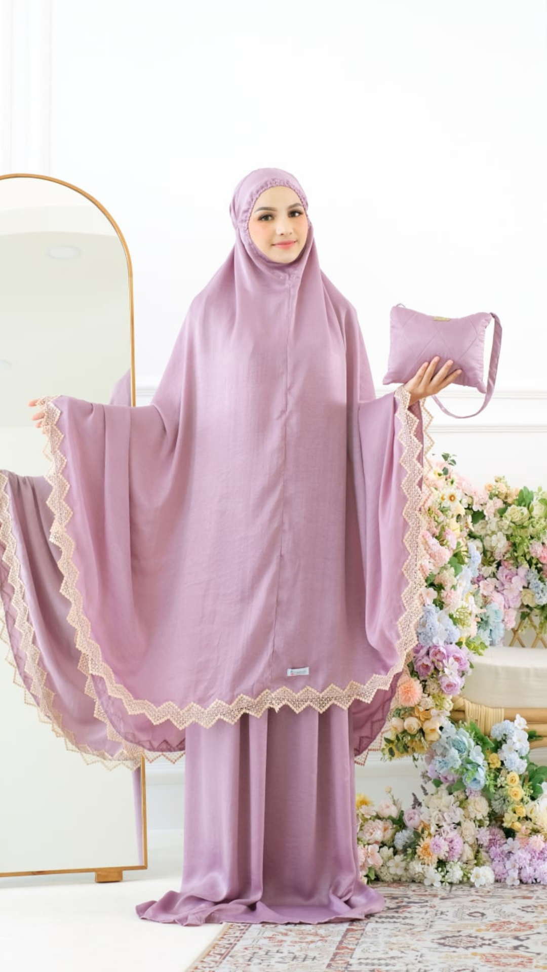 Pre Order! New! Santorini Silk Telekung
