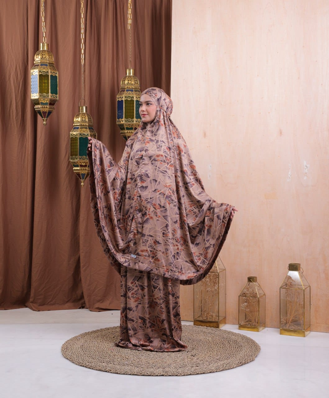 PO! Zayna! Armani Silk Telekung in beautitul Designs