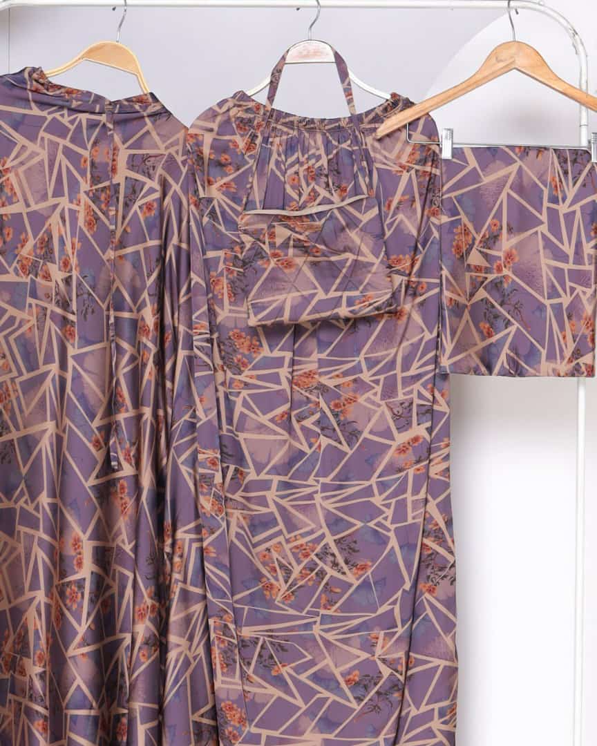 PO! Zayna! Armani Silk Telekung in beautitul Designs