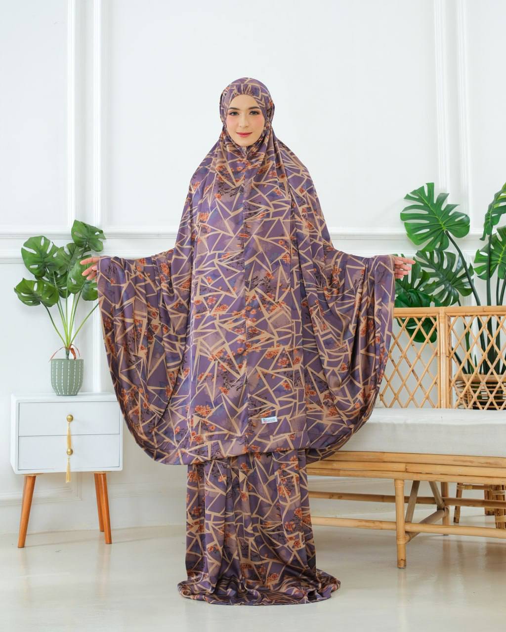 PO! Zayna! Armani Silk Telekung in beautitul Designs