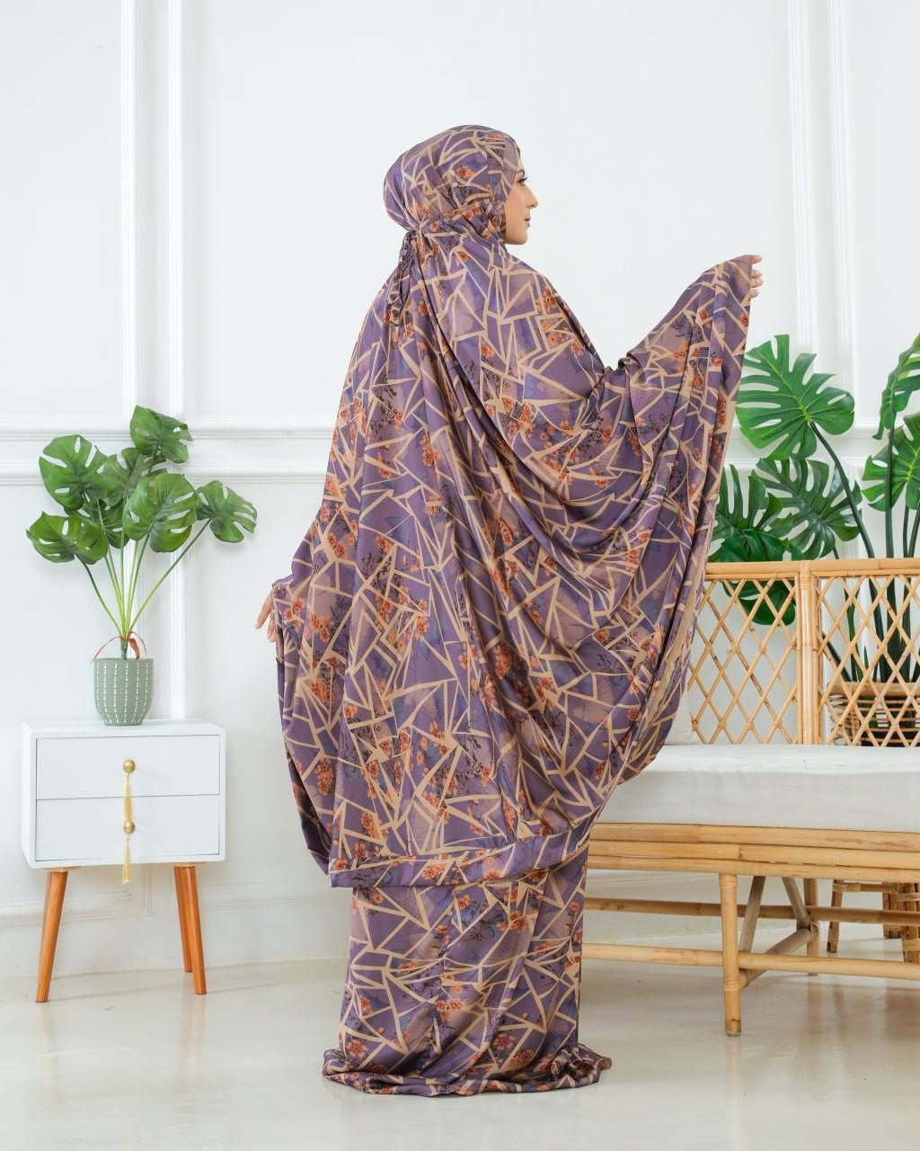PO! Zayna! Armani Silk Telekung in beautitul Designs