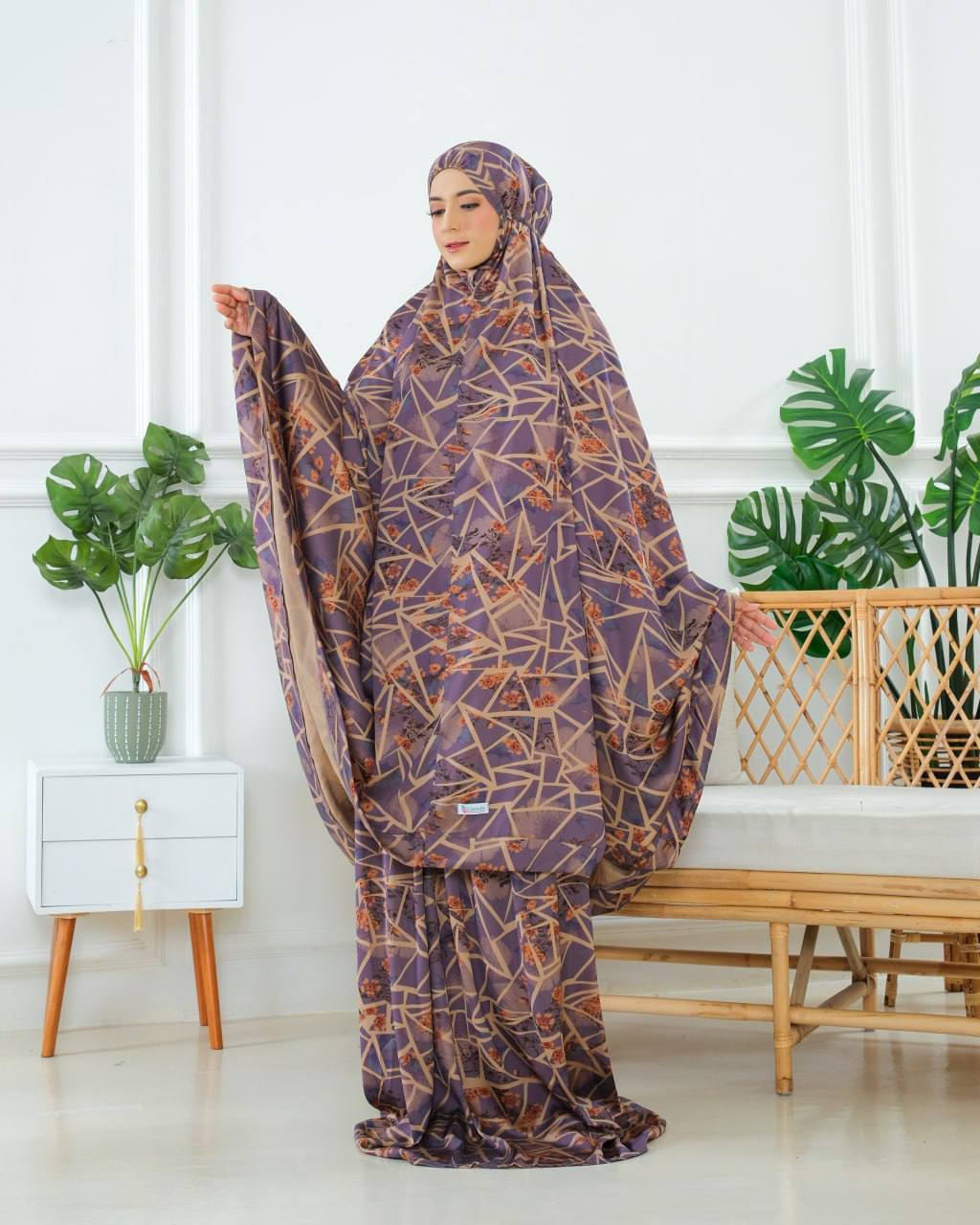 PO! Zayna! Armani Silk Telekung in beautitul Designs