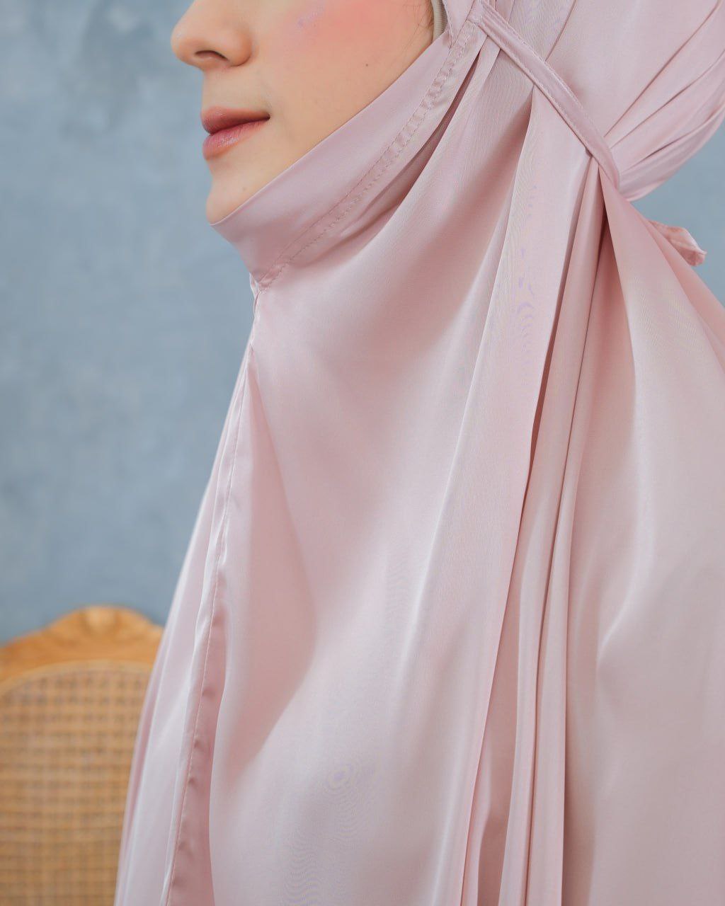 Pre Order. Zalina Armani Silk Telekung