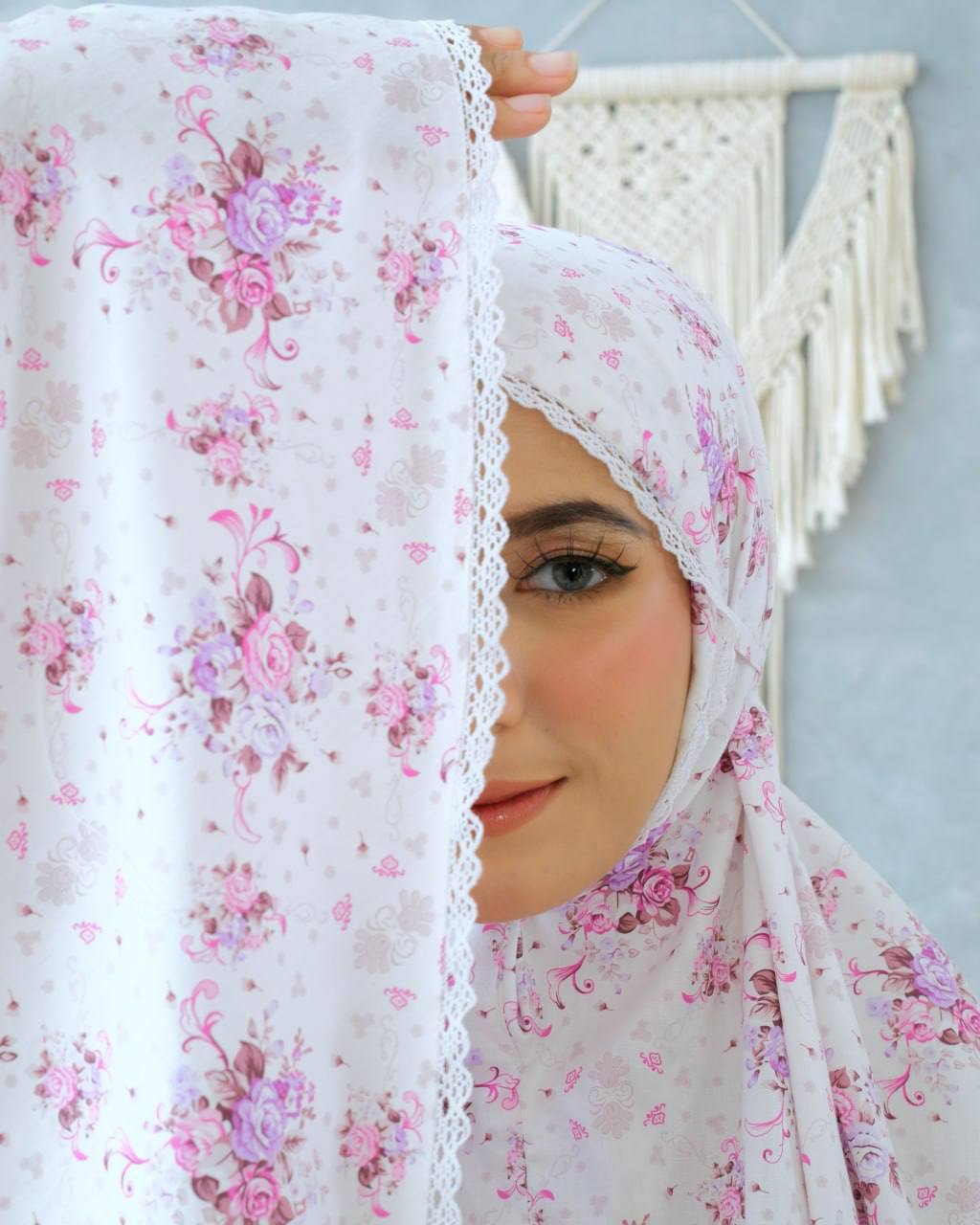 Pre Order! Garden Rose Series! Japanese Cotton Telekung