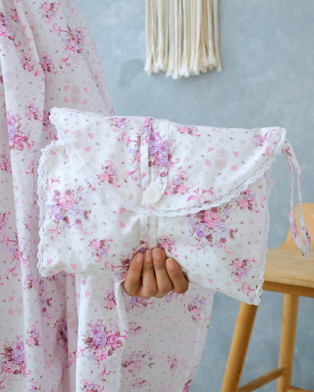 Pre Order! Garden Rose Series! Japanese Cotton Telekung