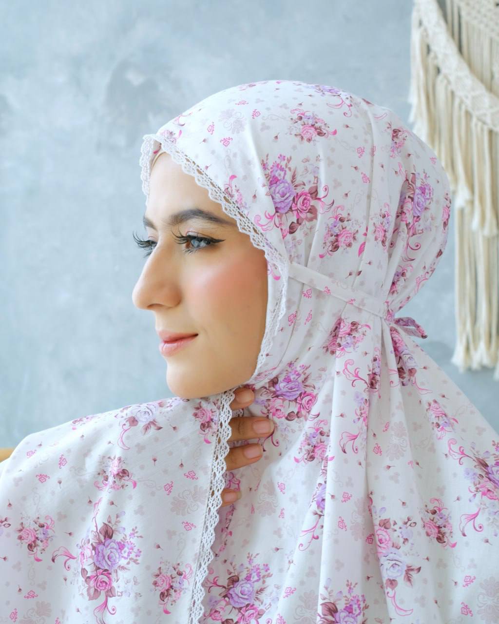 Pre Order! Garden Rose Series! Japanese Cotton Telekung