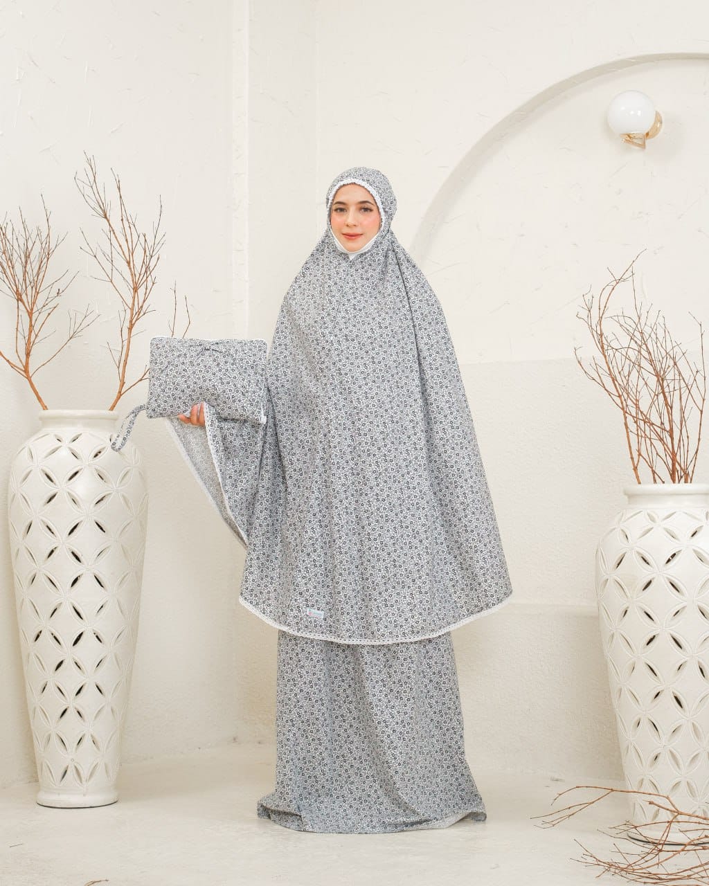 Pre Order! Namira Premium ! Japanese Cotton Telekung (with Jersey Chin)
