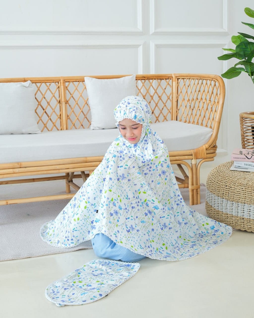 Spring Flower! Japanese Cotton Telekung (Pre Order)