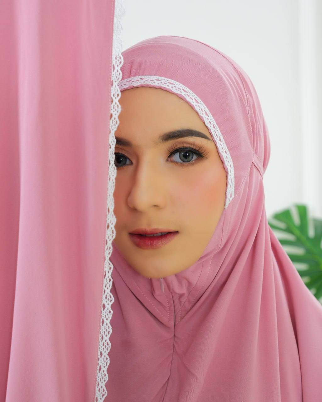 Pre Order! Rania 2 in 1! Plain Rayon Telekung