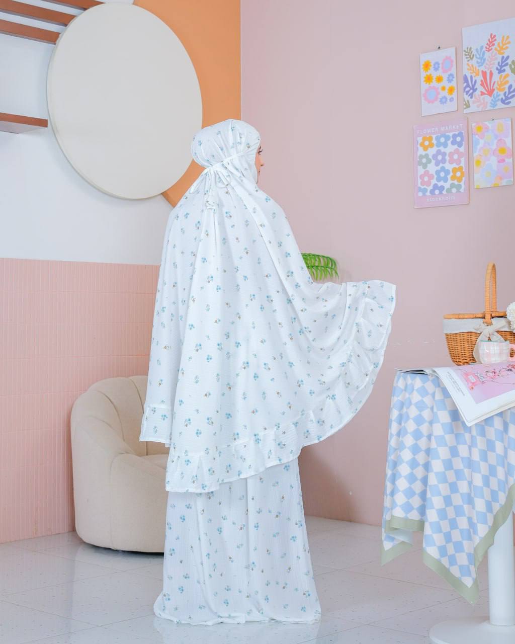 Kaila Crinkle Telekung (Instock & Pre Order)