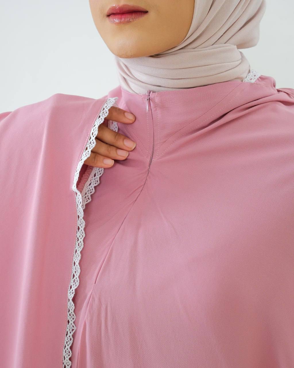 Pre Order! Rania 2 in 1! Plain Rayon Telekung