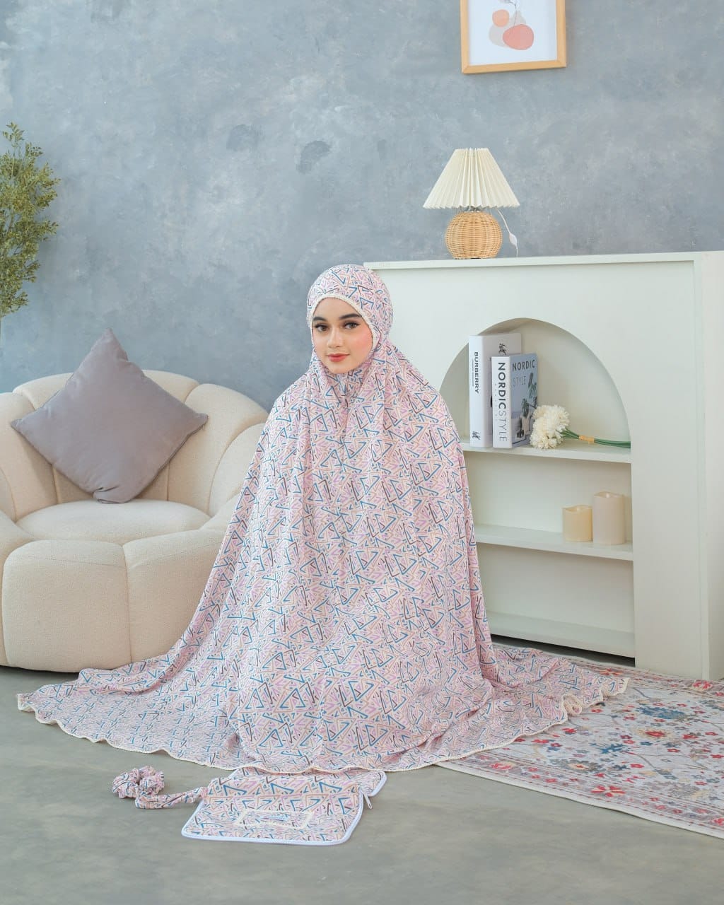 Pre Order! Ayda 2 in 1! Signature Rayon Telekung