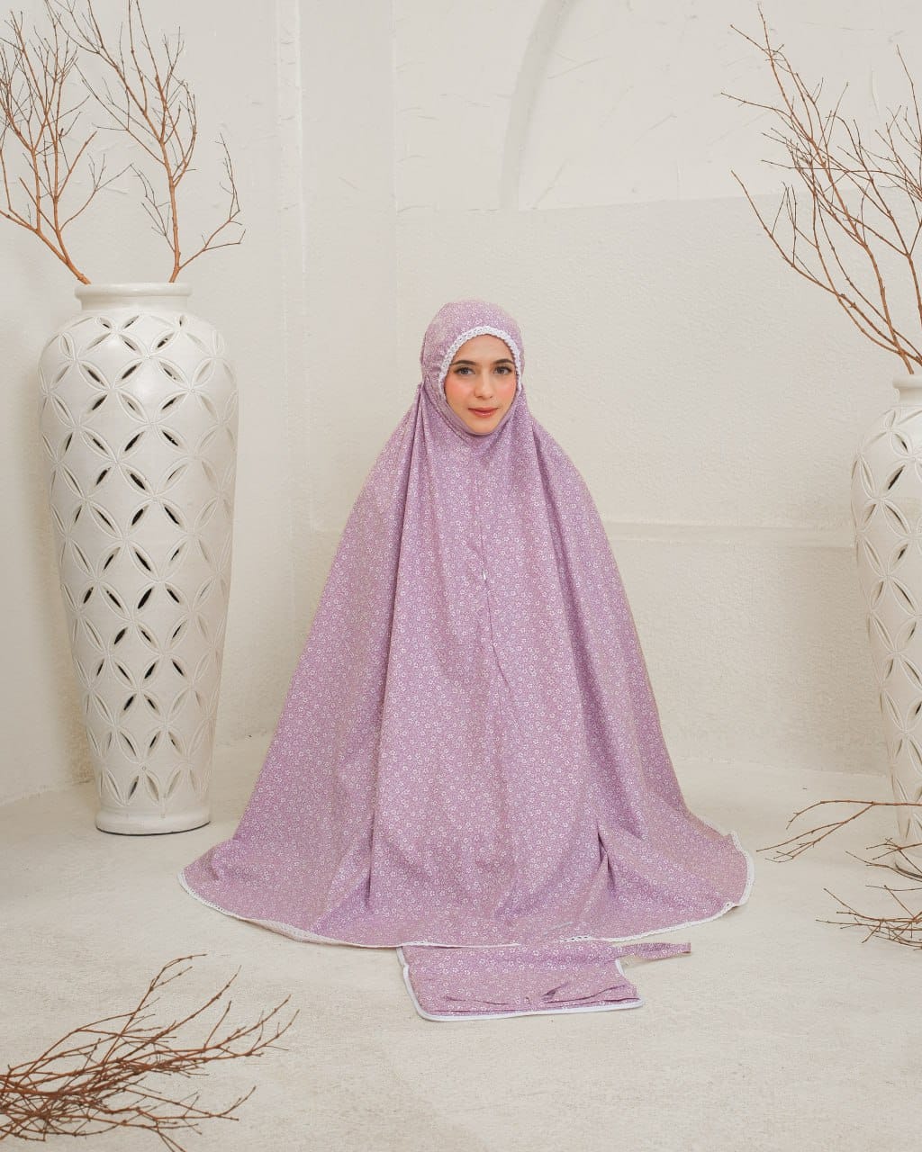 Pre Order! Namira Premium ! Japanese Cotton Telekung (with Jersey Chin)