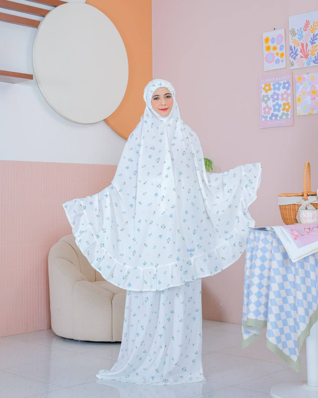 Kaila Crinkle Telekung (Instock & Pre Order)