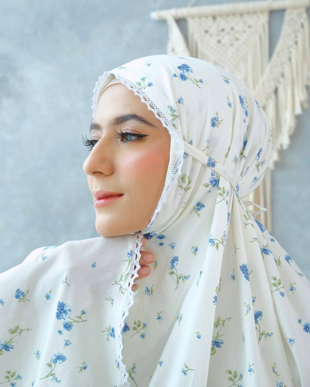 Pre Order! Poppy! Japanese Cotton Telekung