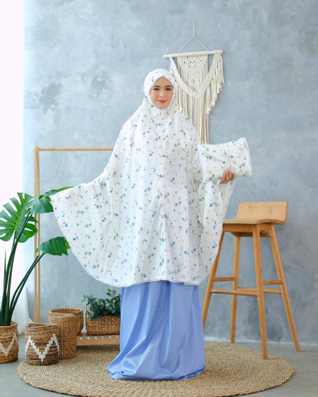 Pre Order! Poppy! Japanese Cotton Telekung
