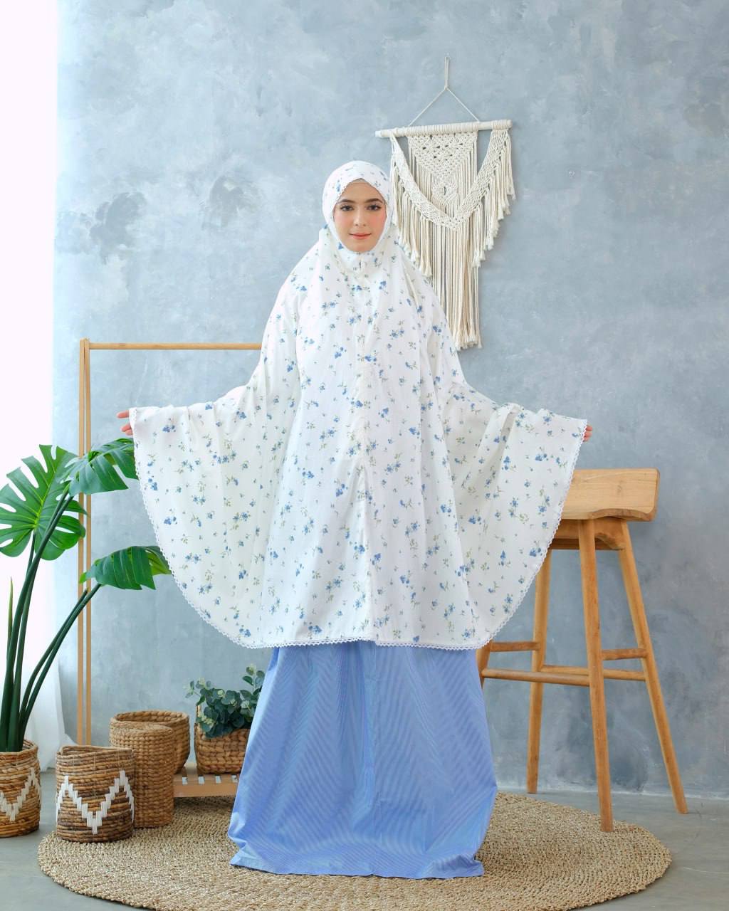 Pre Order! Poppy! Japanese Cotton Telekung