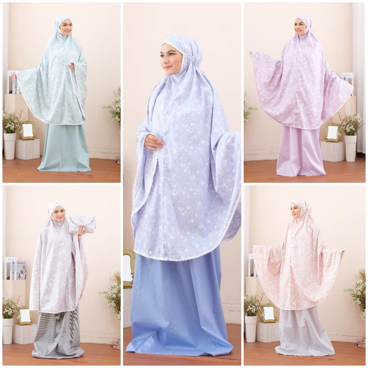 Sakura 2.0. Japanese Cotton Telekung (Pre Order)