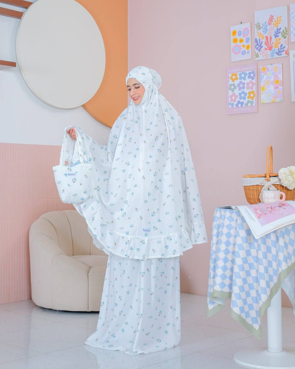 Kaila Crinkle Telekung (Instock & Pre Order)