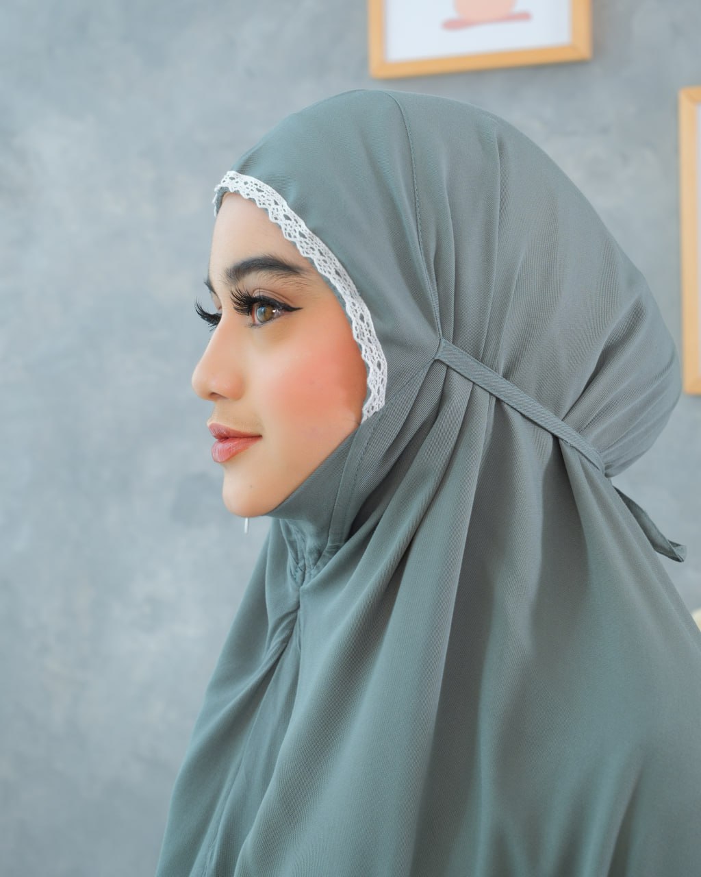 Pre Order! Rania 2 in 1! Plain Rayon Telekung