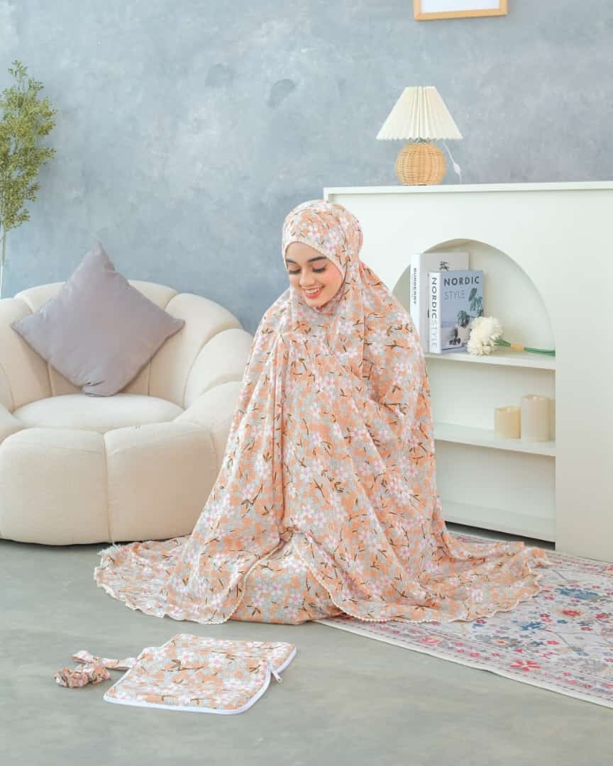 New! Pre Order! Peach ! Signature Rayon Prayer Wear