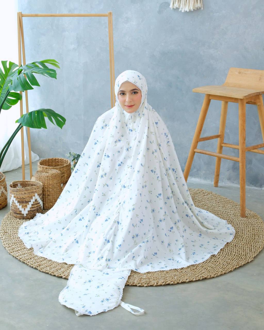 Pre Order! Poppy! Japanese Cotton Telekung