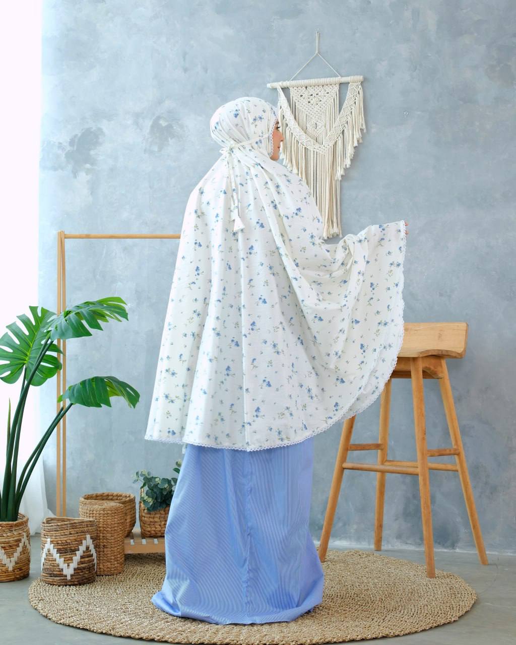 Pre Order! Poppy! Japanese Cotton Telekung