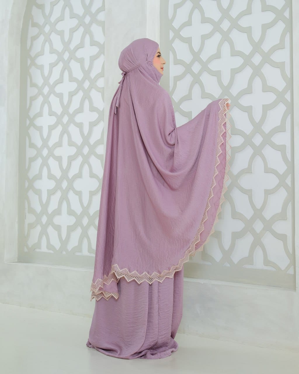 Pre Order! New! Santorini Silk Telekung