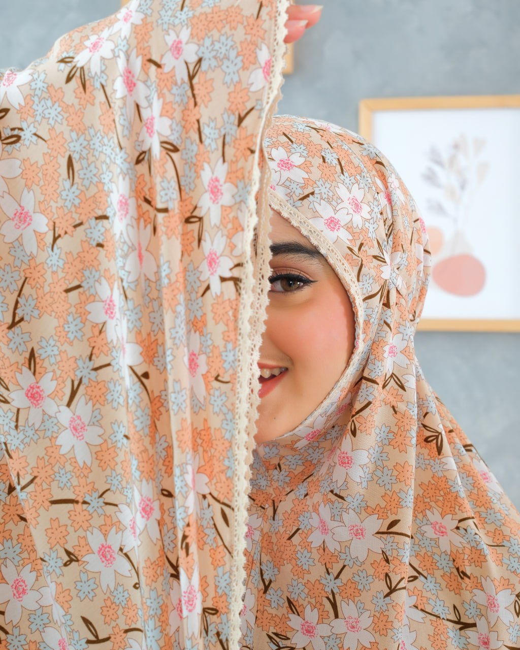 New! Pre Order! Peach ! Signature Rayon Prayer Wear