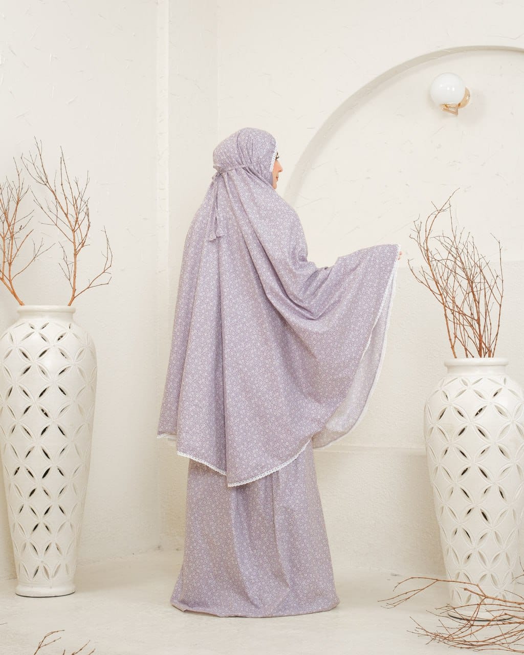 Pre Order! Namira Premium ! Japanese Cotton Telekung (with Jersey Chin)