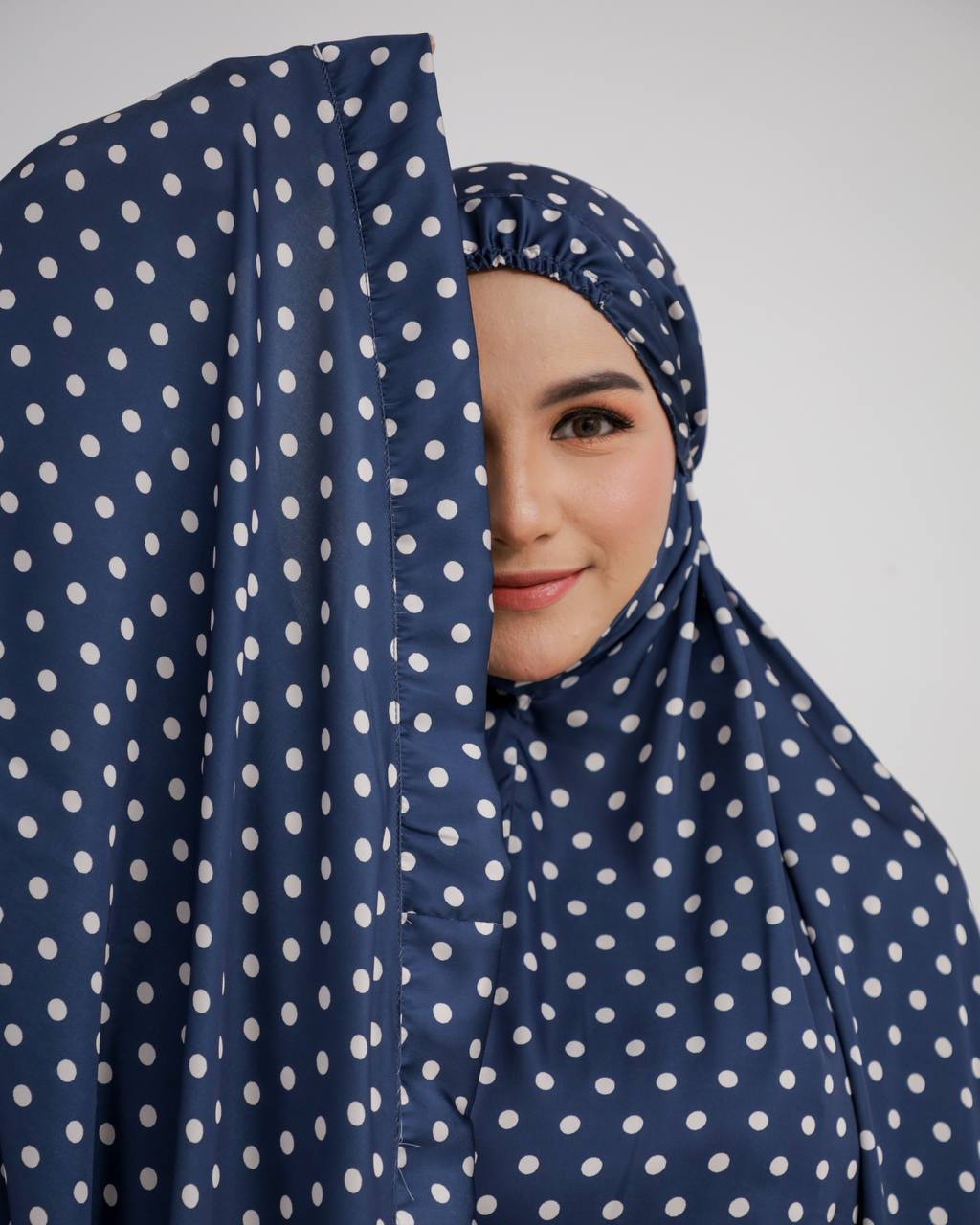New! Polka Armani Silk Telekung (Pre Order)