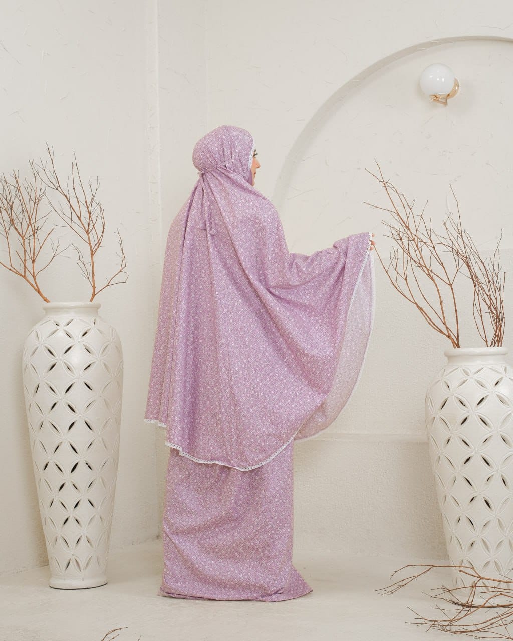 Pre Order! Namira Premium ! Japanese Cotton Telekung (with Jersey Chin)