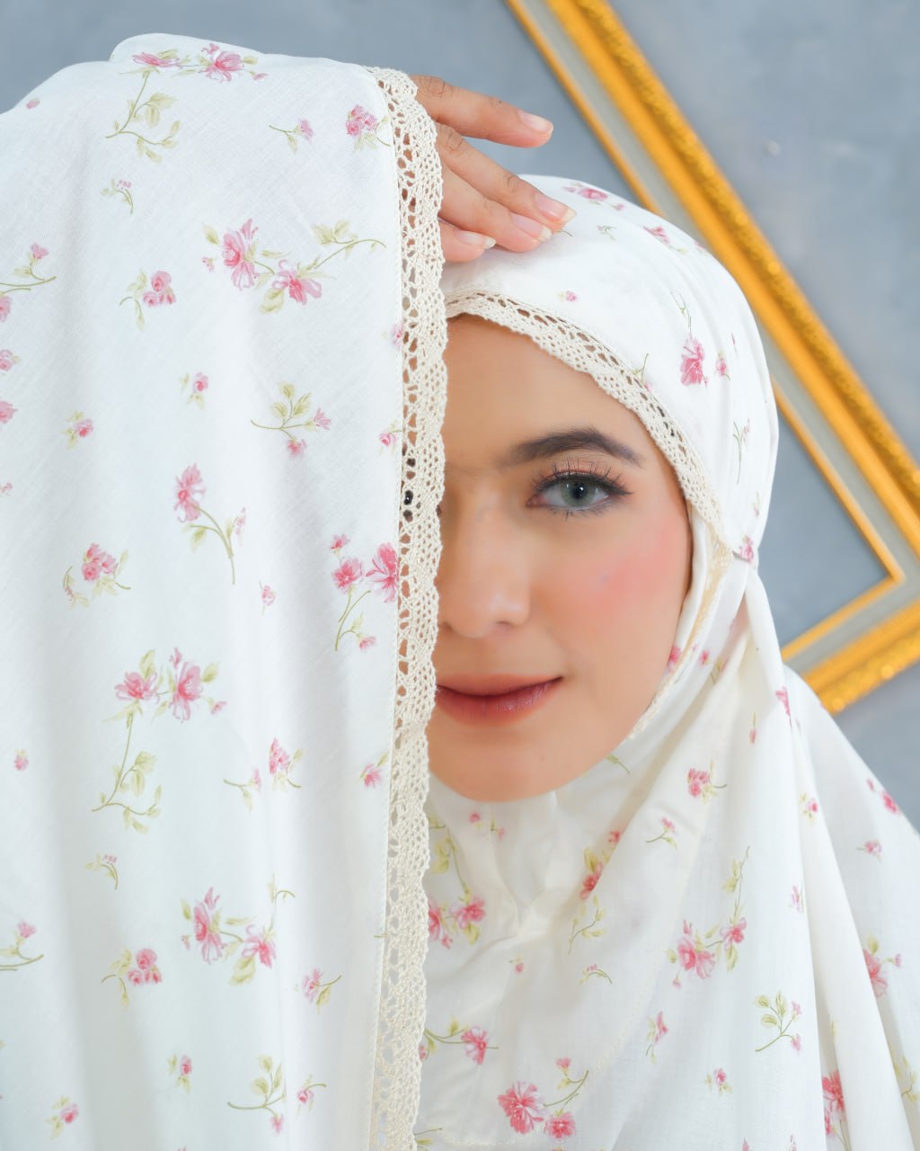 Rosy. Japanese Cotton Telekung (Pre Order)
