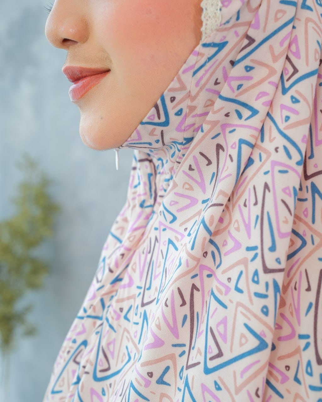 Pre Order! Ayda 2 in 1! Signature Rayon Telekung
