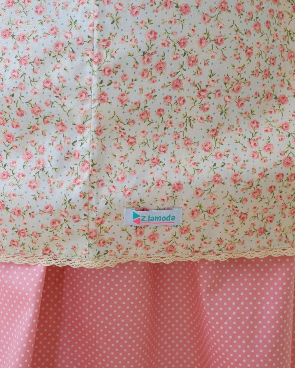 Pre Order. Japanese Cotton Telekung - Summer Rose Series