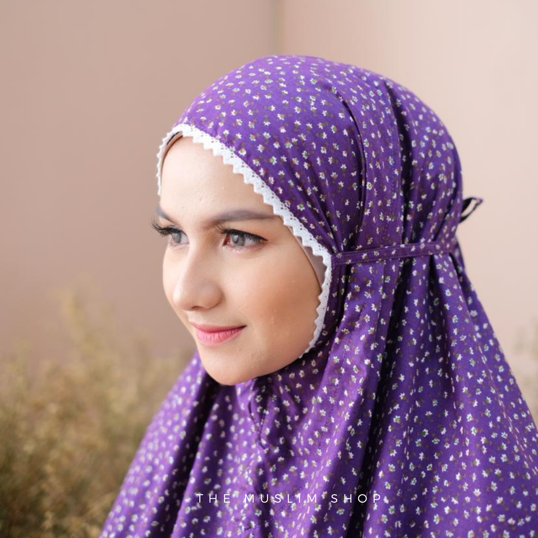Japanese Cotton Telekung - Mini Zahra Series