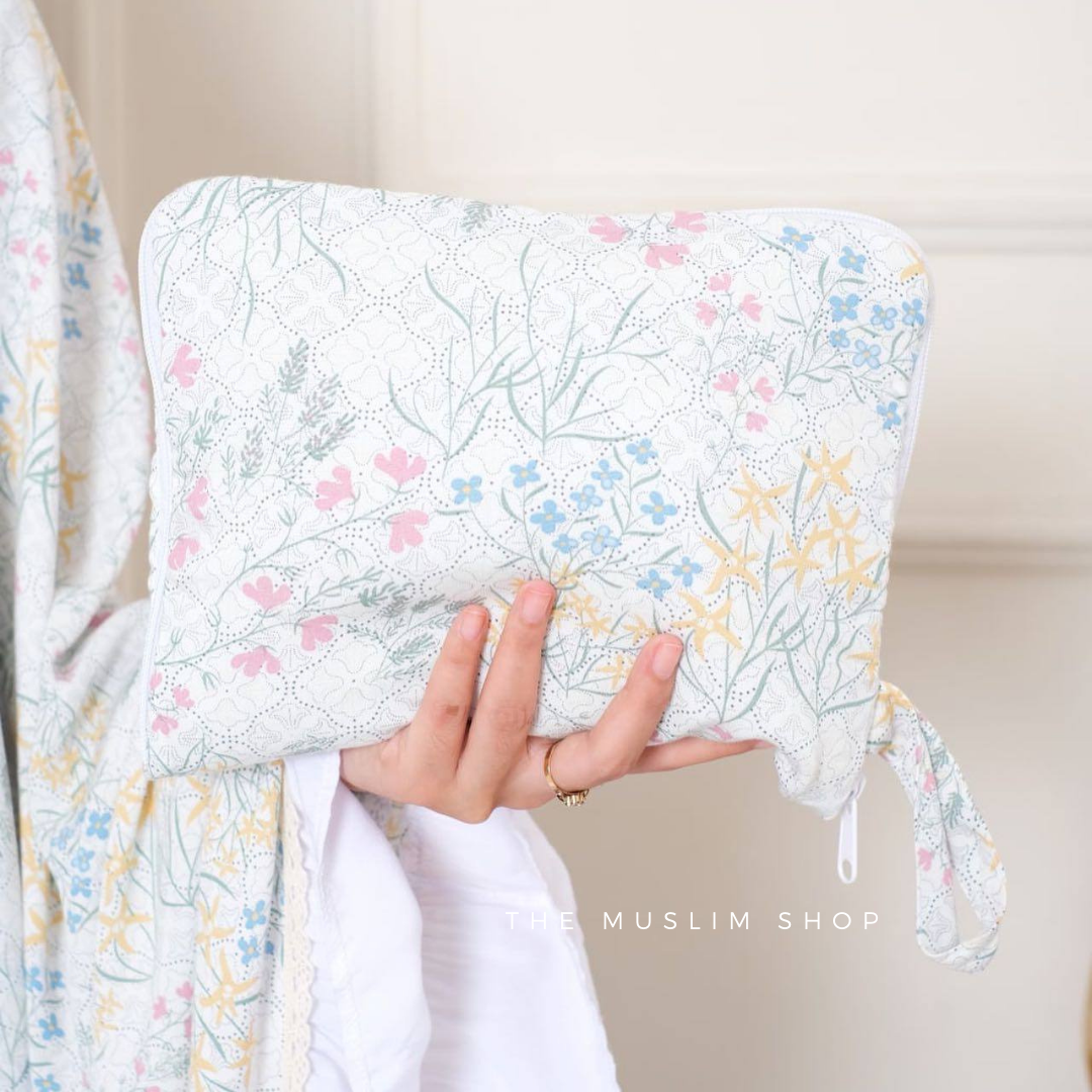 Pre Order! Bloom Series Premium Set - Rayon Prayer Wear with Matching Sejadah
