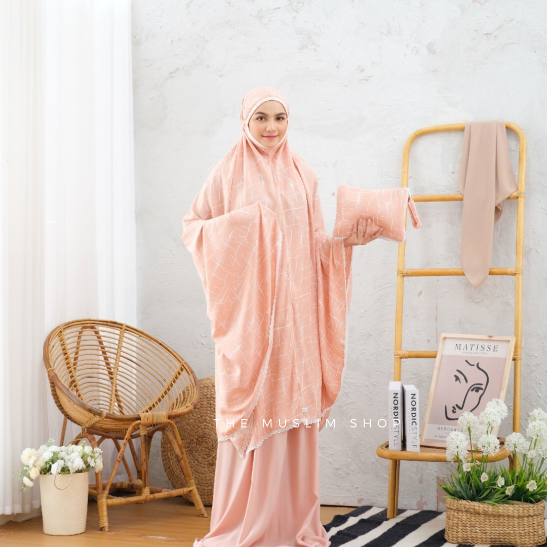 PO! New!Comfy Rayon Telekung