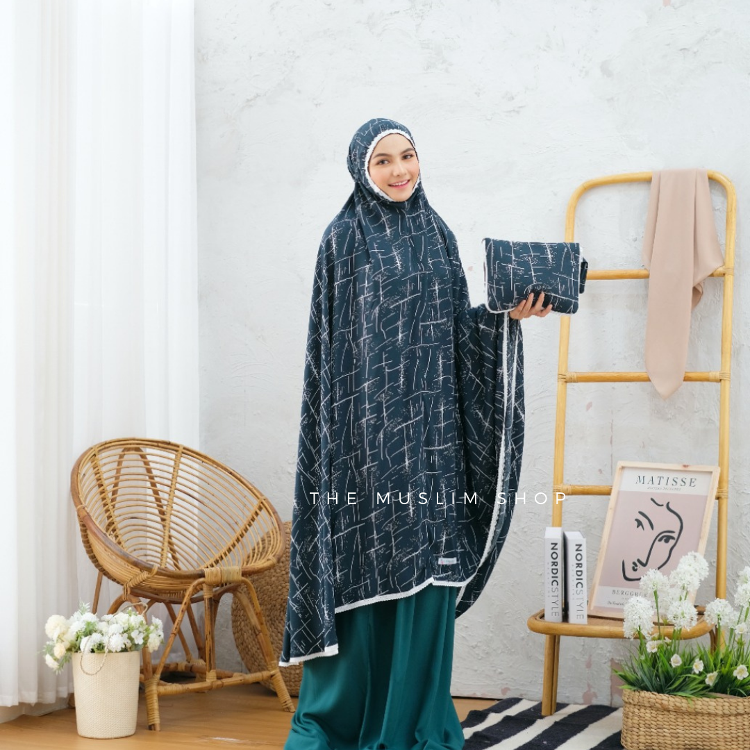 PO! New!Comfy Rayon Telekung
