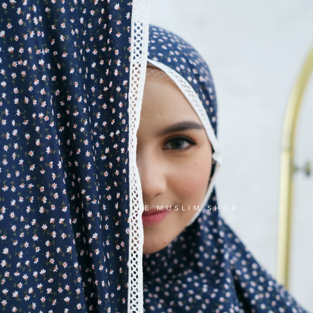 Japanese Cotton Telekung - Mini Zahra Series