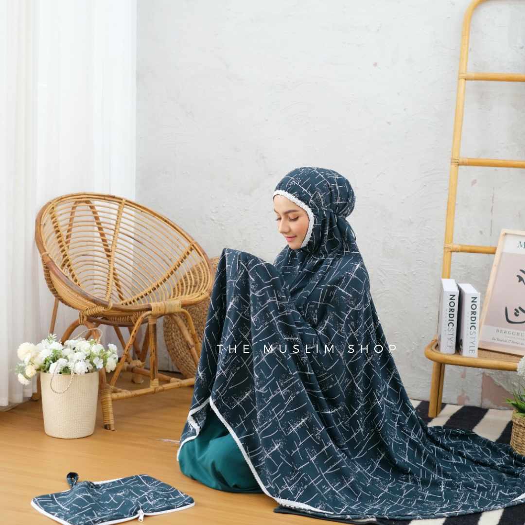 PO! New!Comfy Rayon Telekung