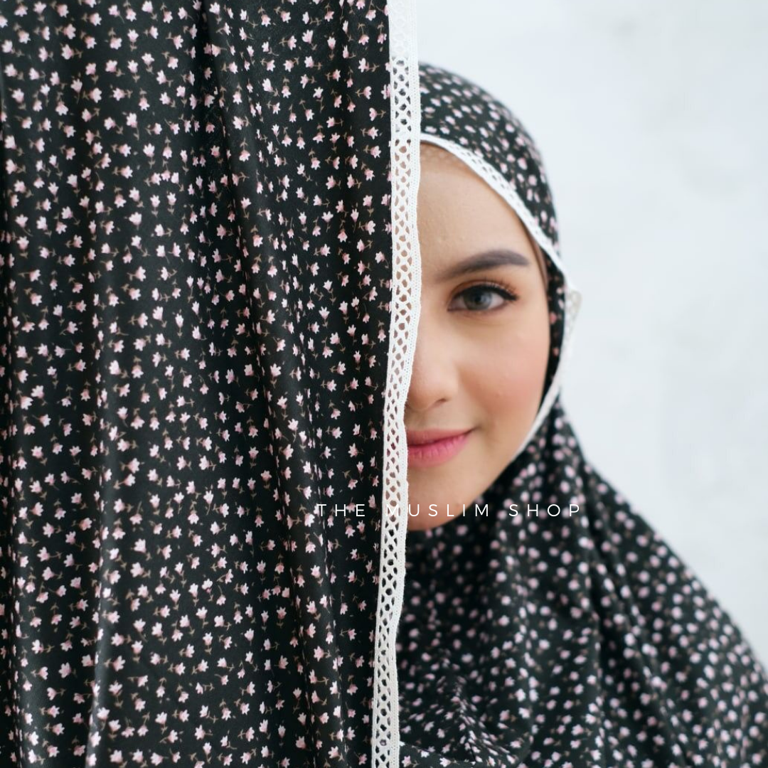 Japanese Cotton Telekung - Mini Zahra Series