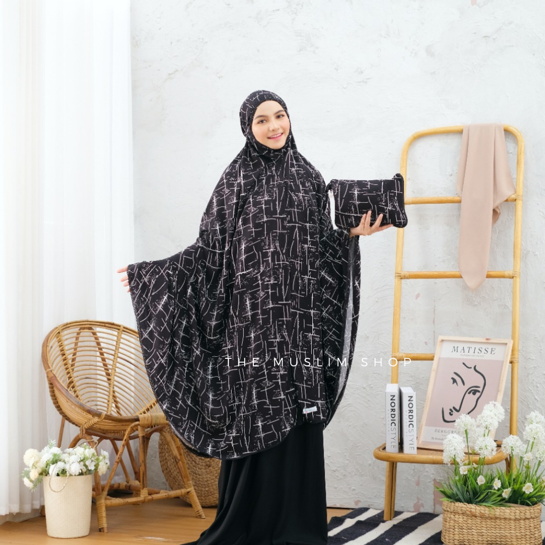 PO! New!Comfy Rayon Telekung