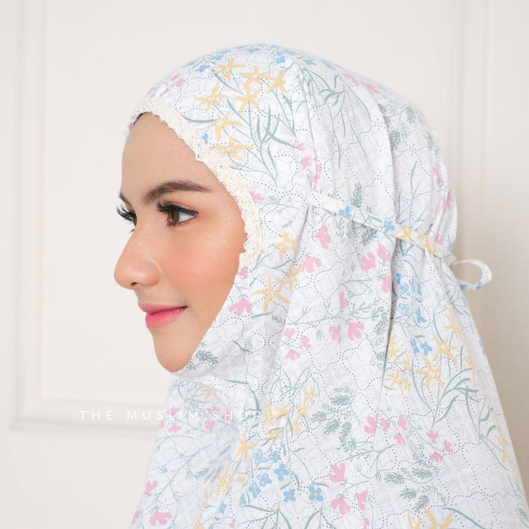 Pre Order! Bloom Series Premium Set - Rayon Prayer Wear with Matching Sejadah