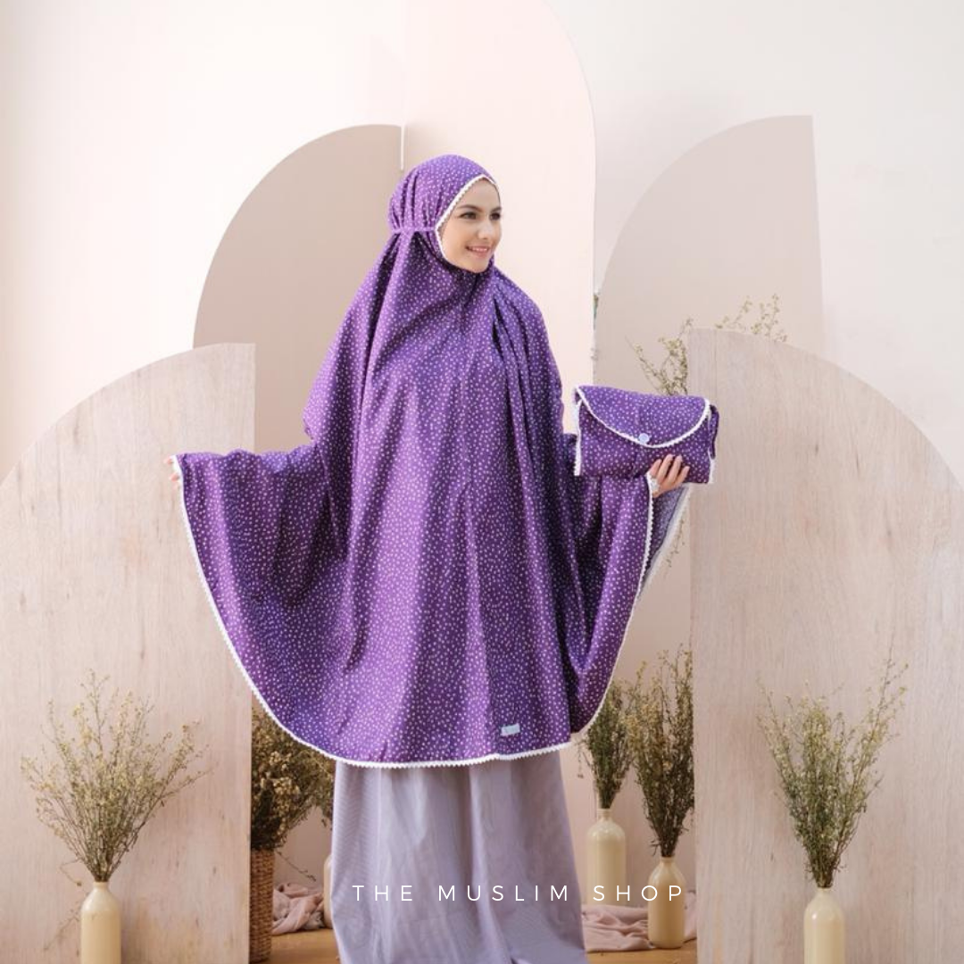 Japanese Cotton Telekung - Mini Zahra Series