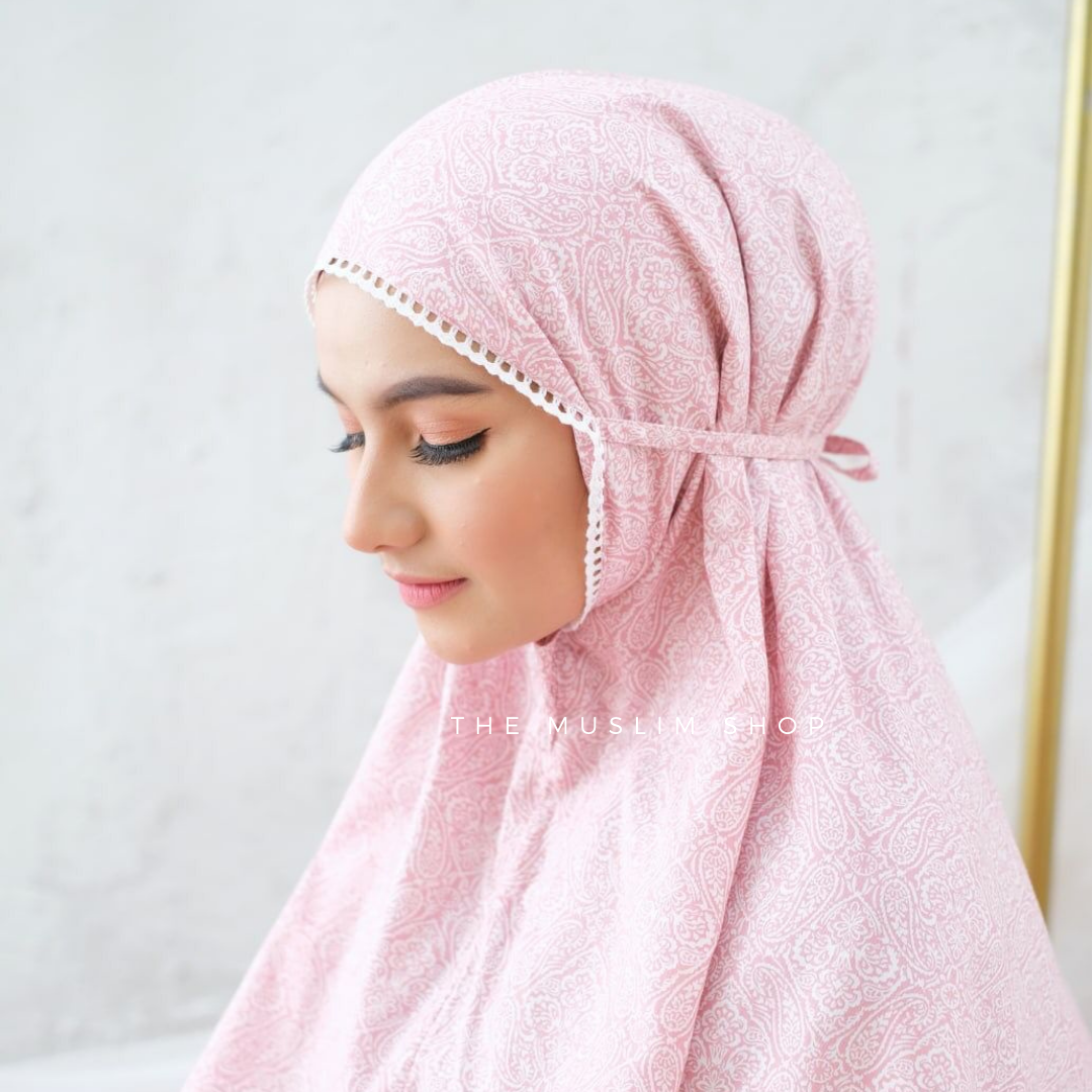 PO! Japanese Cotton Telekung in Paisley Series