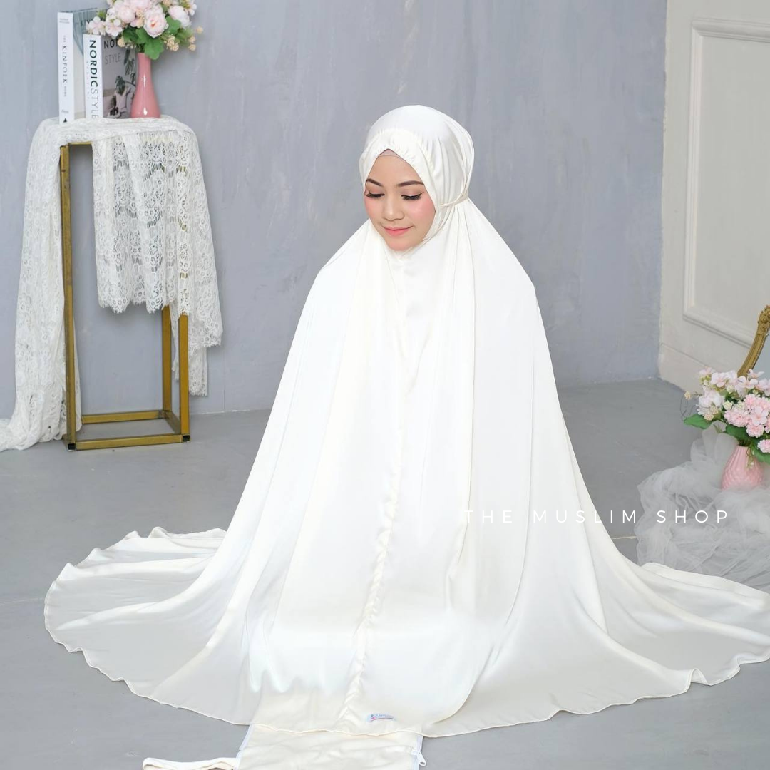 Pre Order. Zalina Armani Silk Telekung