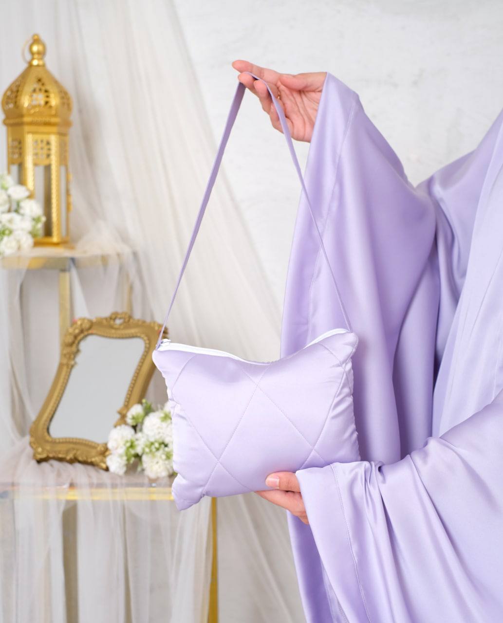 Pre Order. Zalina Armani Silk Telekung