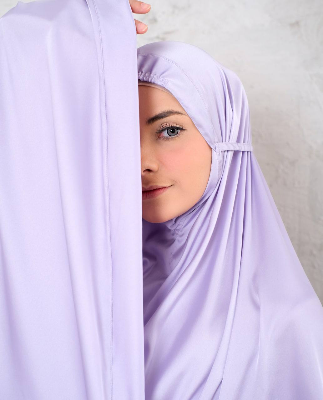 Pre Order. Zalina Armani Silk Telekung