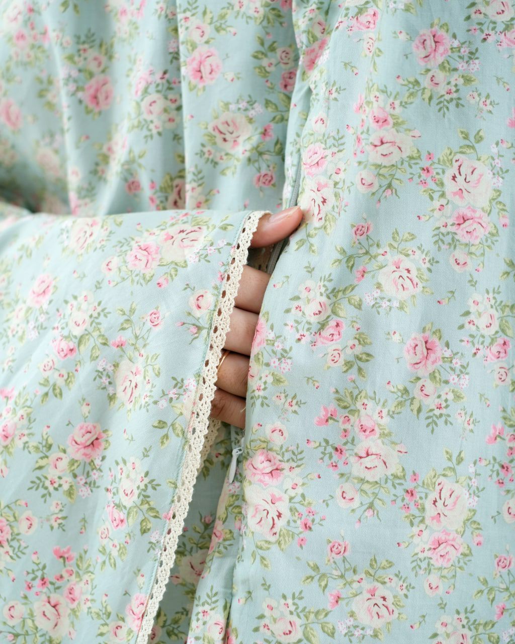 Pre Order. Japanese Cotton Telekung - Shabby Chic Series